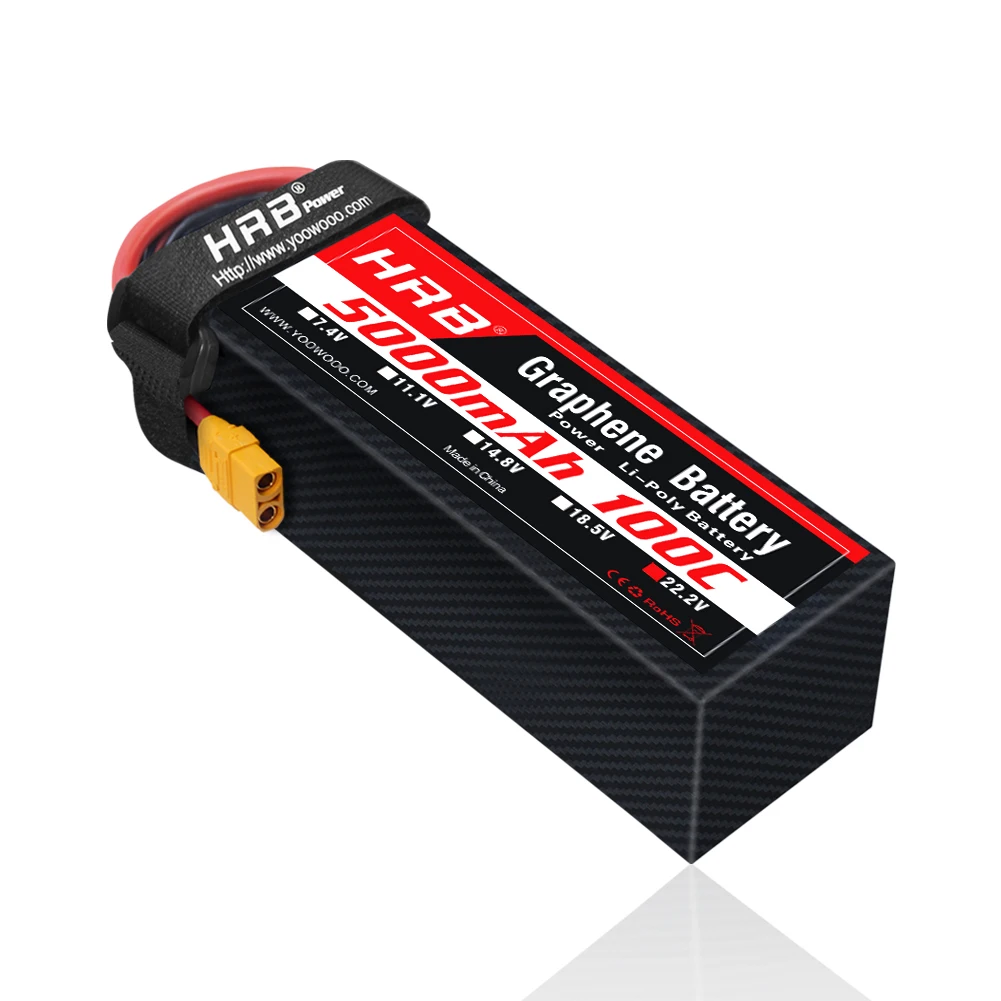 6S Lipo Battery 22.2V 5000Mah - 1PC HRB 22.2V Graphene Battery 6S