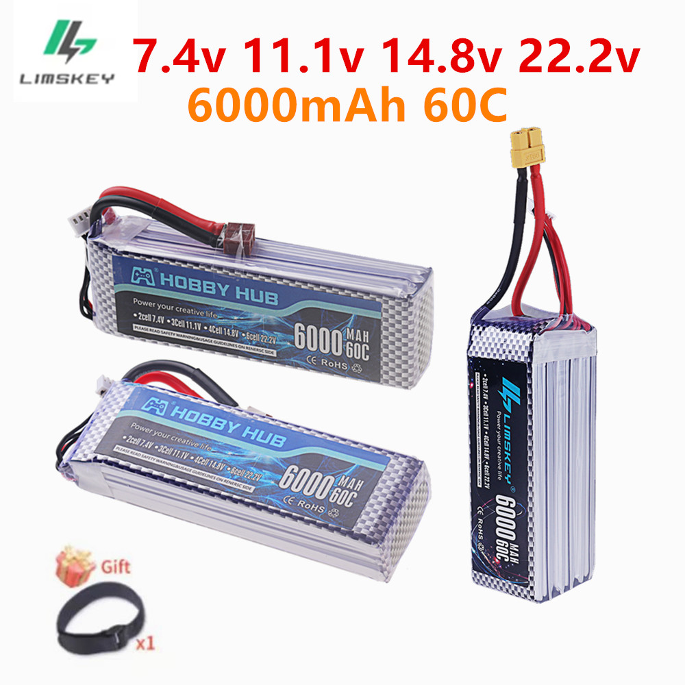 7.4V 11.1V 14.8V 22.2V 6000mAh - đánh giá và giá 4S Lipo Battery 14.8V 6000Mah